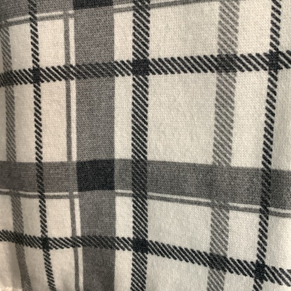 SOLD! Cropped gray plaid pea coat - Picture 2 of 2